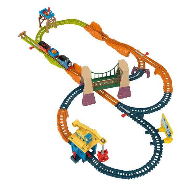 Thomas & Friends Adventures with Thomas & Brake Car Bruno Motorized Toy Train & Track Set