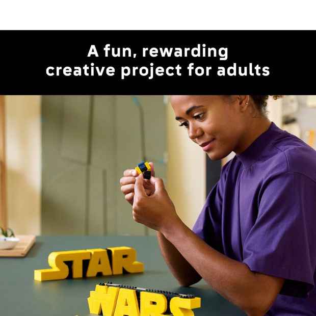 LEGO® Star Wars Brick-Built Star Wars Logo 75407