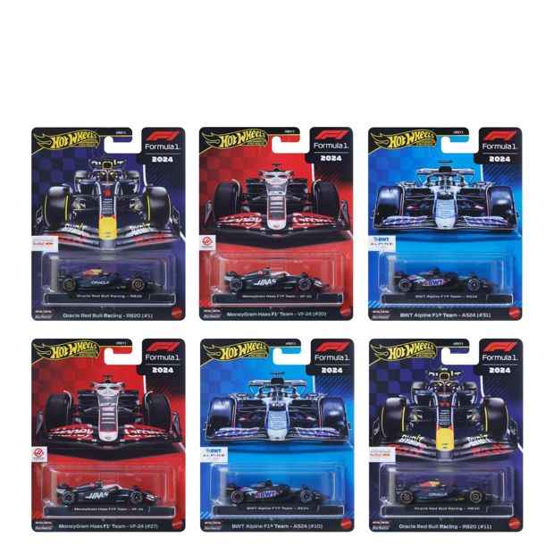 Hot Wheels Premium 2024 Die-Cast Formula 1 Race Car - Assorted