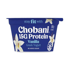 CHOBANI 15G HIGH PROTEIN GREEK YOGURT VANILLA 160GRAM