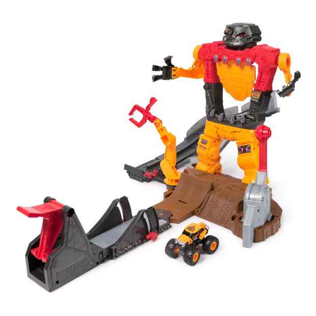 Monster Jam Smash & Bash SmashBot 1:64 Playset