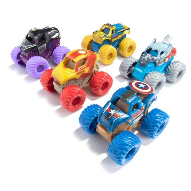 Monster Jam Mini Scale Marvel 5 Pack