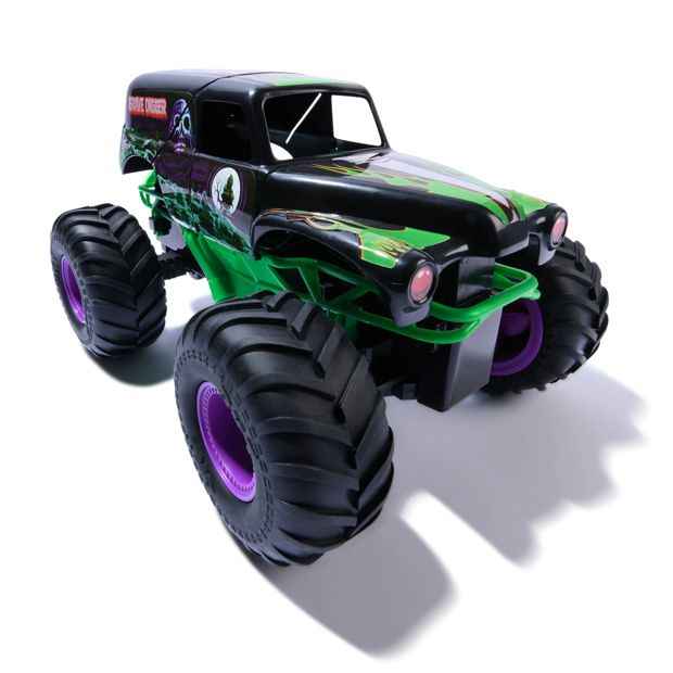 Monster Jam Official Smash & Bash Grave Digger Remote Control Repairable Monster Truck