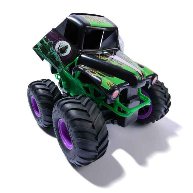 Monster Jam Official Smash & Bash Grave Digger Remote Control Repairable Monster Truck