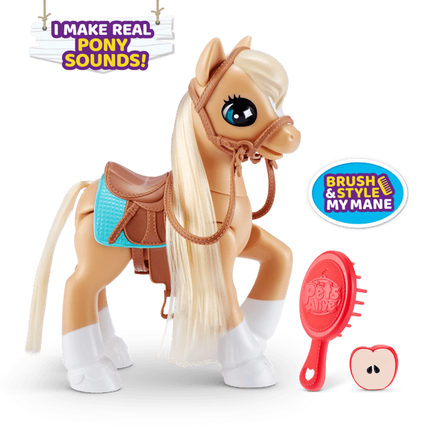 Zuru Pets Alive - My Magical Unicorn or Pony with Stable Interactive Robotic Toy Playset