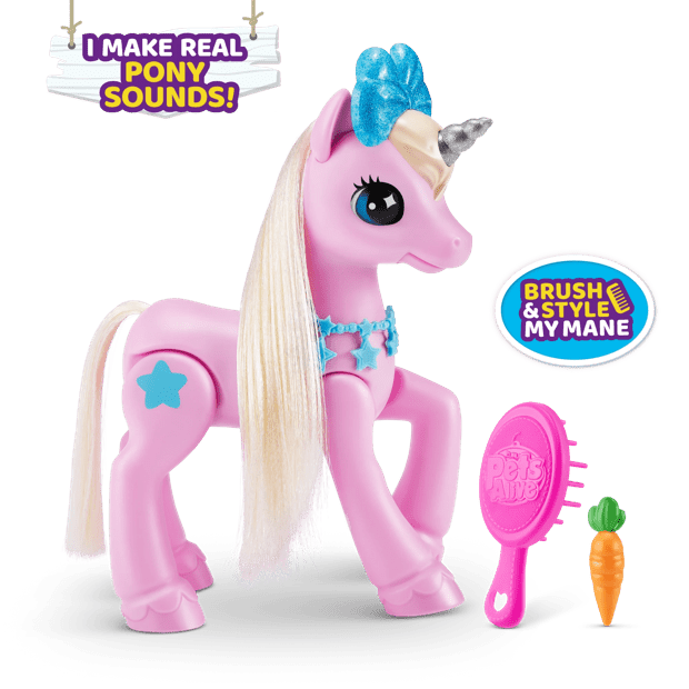 Zuru Pets Alive - My Magical Unicorn or Pony with Stable Interactive Robotic Toy Playset