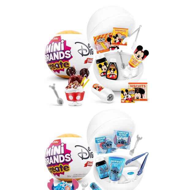 Mini Brands Create Disney Snacks Series 1 Capsule by ZURU - Assorted