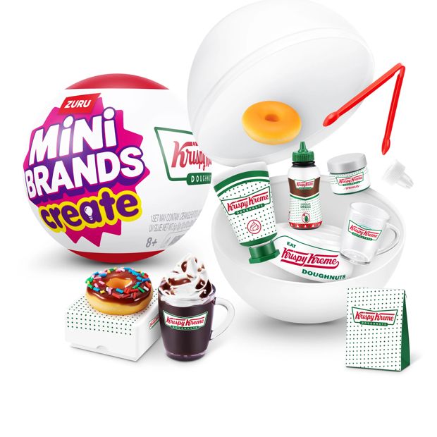 Mini Brands Create Krispy Kreme Series 1 Capsule By Zuru - Assorted