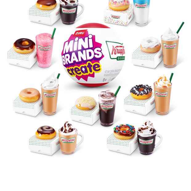 Mini Brands Create Krispy Kreme Series 1 Capsule By Zuru - Assorted