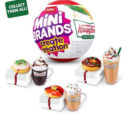 Mini Brands Create Krispy Kreme Holiday Series 1 Capsule by ZURU - Assorted