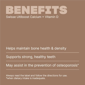 Swisse Ultiboost Calcium + Vitamin D Tablets 90 pack