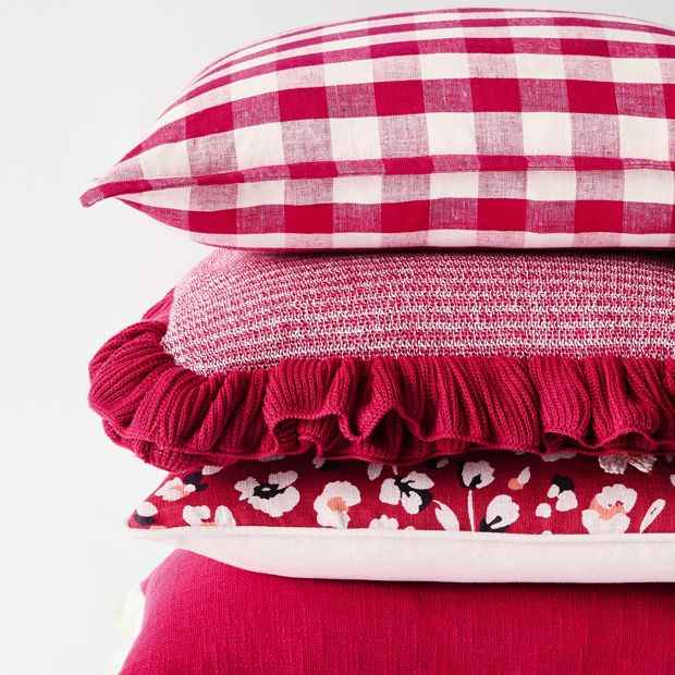 Ivy Leopard Floral Print Cushion