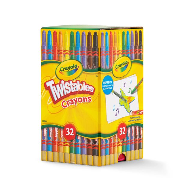 32 Pack Crayola Twistables Crayons Share Pack Set