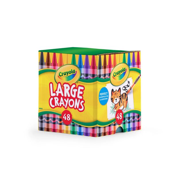 48 Pack Crayola Large Crayons SharePack