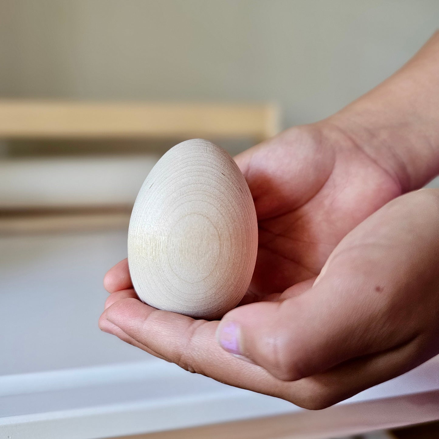 Wooden Hen Egg Sensory Montessori Practical Life Materials