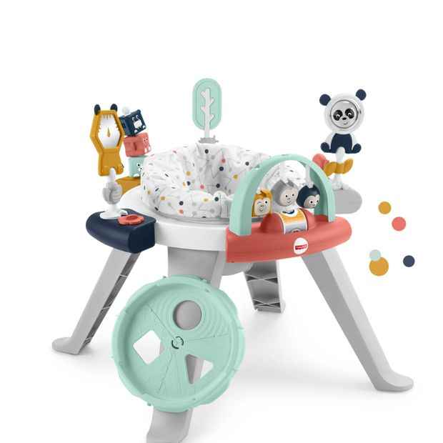3-in-1 Activity Centre with Spinning Seat and Shape Sorter
