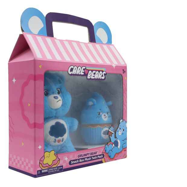 Care Bears Grumpy Bear Snack Box Plush Twin Pack