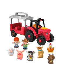 Fisher Price Mattel Little People Caring for Animals Tractor Gift Set Musical Farm Truck