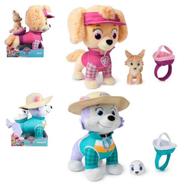PAW Patrol Everest and Skye 2-in-1 Plushies - Assorted