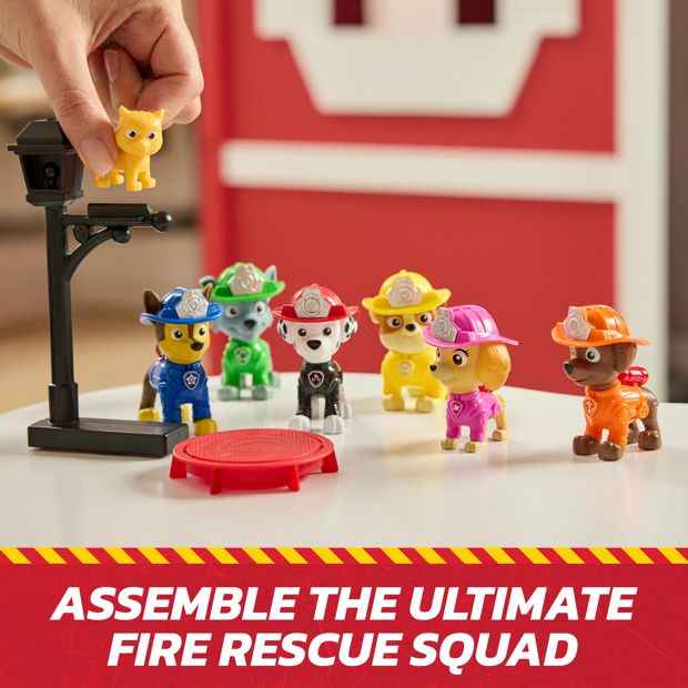 11 Piece PAW Patrol Fire Rescue Mission Set
