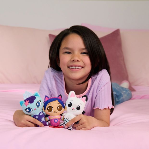 Gabby's Dollhouse: The Movie Meow-mazing Mermaid Plush 3 Pack