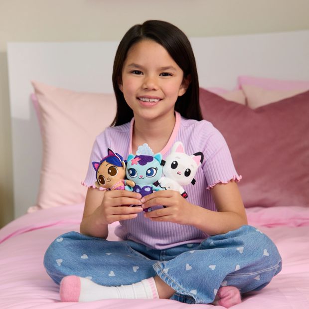 Gabby's Dollhouse: The Movie Meow-mazing Mermaid Plush 3 Pack