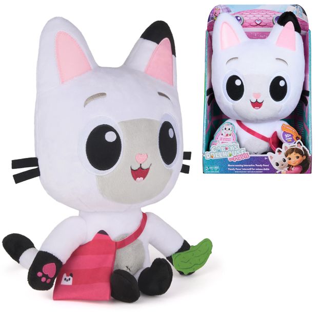 Gabby's Dollhouse: The Movie, Meow-Mazing Interactive Pandy Paws Plush Toy