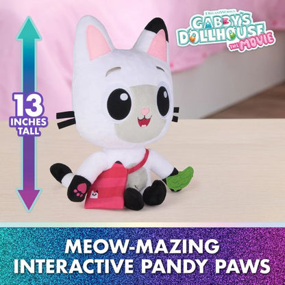 Gabby's Dollhouse: The Movie, Meow-Mazing Interactive Pandy Paws Plush Toy