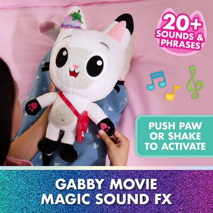 Gabby's Dollhouse: The Movie, Meow-Mazing Interactive Pandy Paws Plush Toy