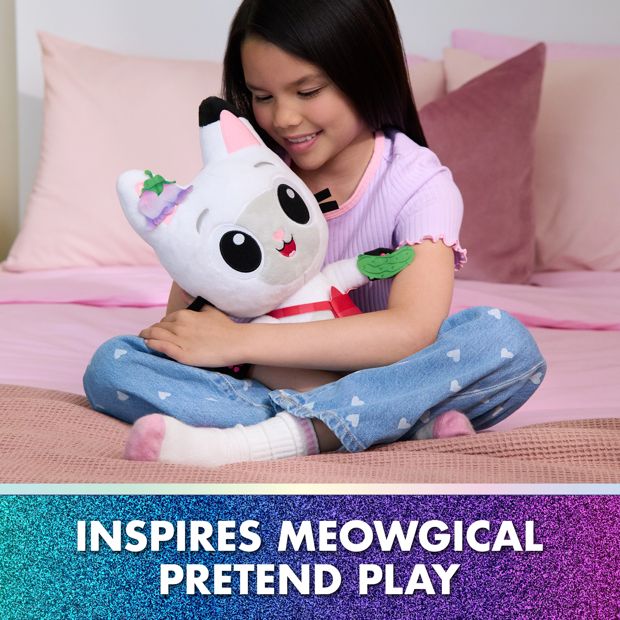 Gabby's Dollhouse: The Movie, Meow-Mazing Interactive Pandy Paws Plush Toy