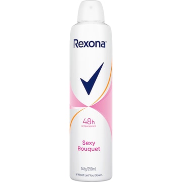 Rexona Women 48hr Deodorant Aerosol Sexy Bouquet 250mL
