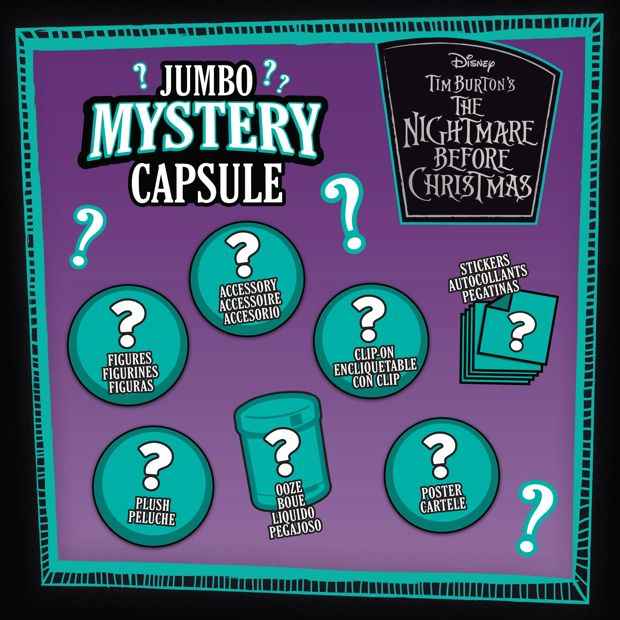 Disney Tim Burton’s The Nightmare Before Christmas Jumbo Mystery Capsule