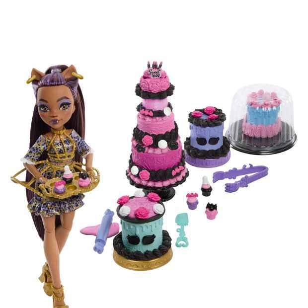 Mattel Monster High Clawdeen Wolf  Scary Sweet Birthday Cake Kit