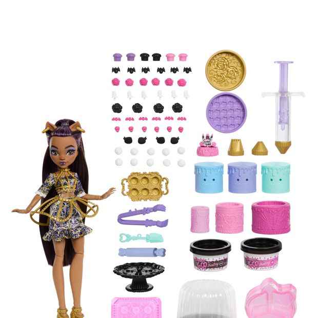 Mattel Monster High Clawdeen Wolf  Scary Sweet Birthday Cake Kit