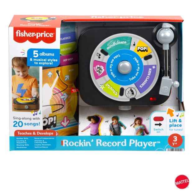 Mattel Fisher-Price Rockin’ Record Player Musical Toy