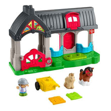 Mattel Fisher-Price Little People Friendly Horses Stable Toddler Playset