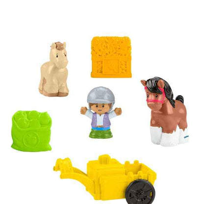 Mattel Fisher-Price Little People Friendly Horses Stable Toddler Playset