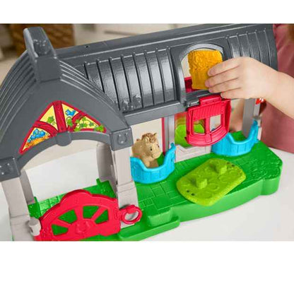 Mattel Fisher-Price Little People Friendly Horses Stable Toddler Playset