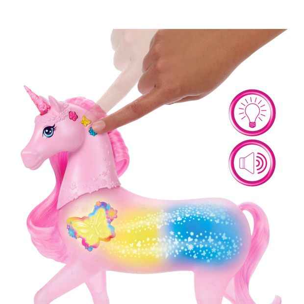Mattel Barbie Sparkle Lights Toy Unicorn