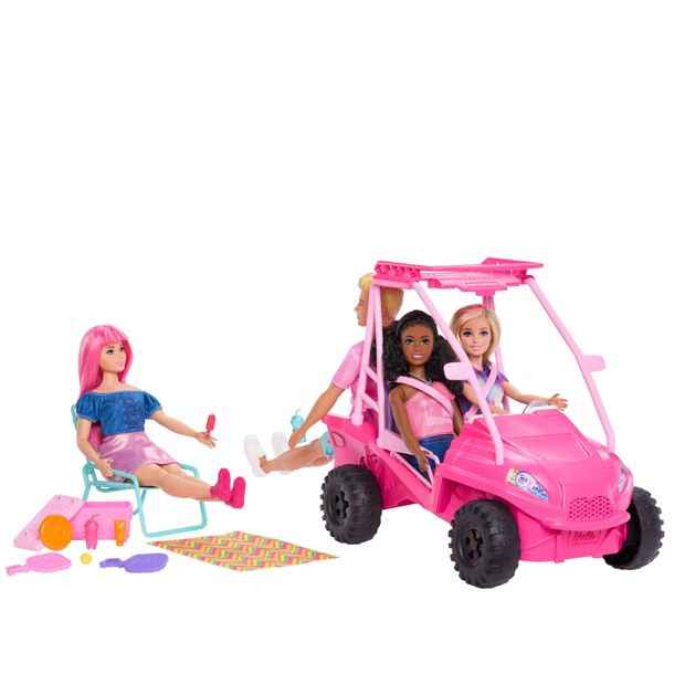 Mattel Barbie Mysteries: Beach Detectives Ultimate Beach Buggy Vehicle Playset