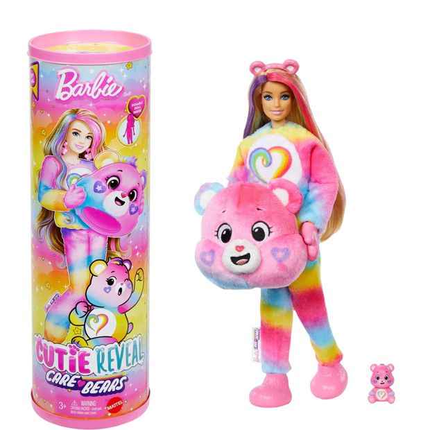 Barbie Cutie Reveal Care Bears Doll Playset - Assorted
