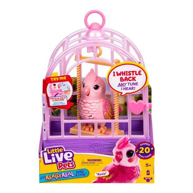 Little Live Pets My Really Real Bird & Cage - Assorted