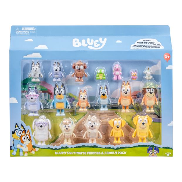 Bluey with Bluey's Ultimate Friends & Family Pack