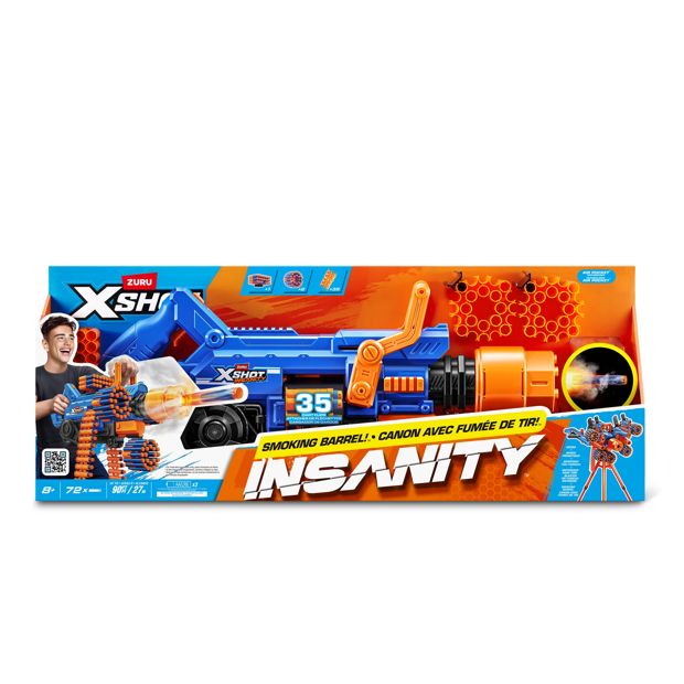 Xshot Insanity Smoking Barrel Blaster By Zuru