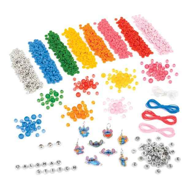 1865 Piece Make It Real Disney Lilo & Stitch Craft Along Storybook and DIY Jewelry Kit