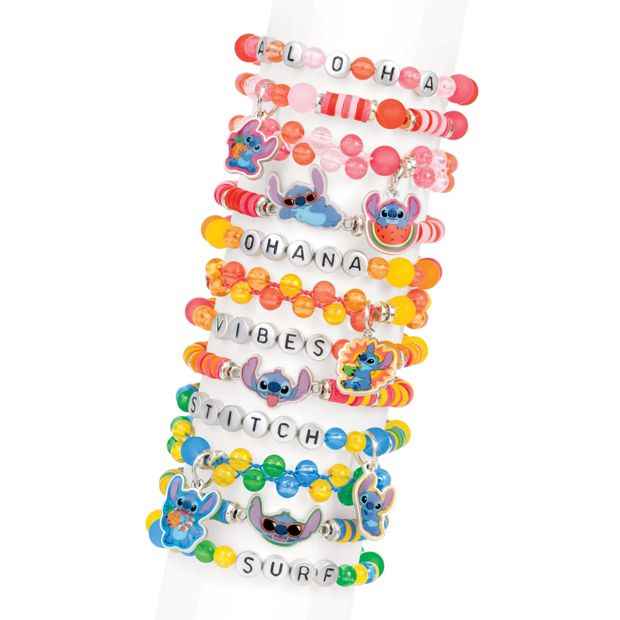 1865 Piece Make It Real Disney Lilo & Stitch Craft Along Storybook and DIY Jewelry Kit