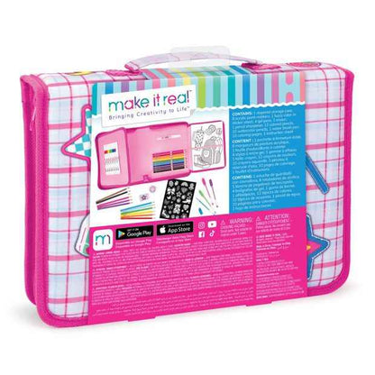 Make It Real Creative Artist Suitcase Art Set