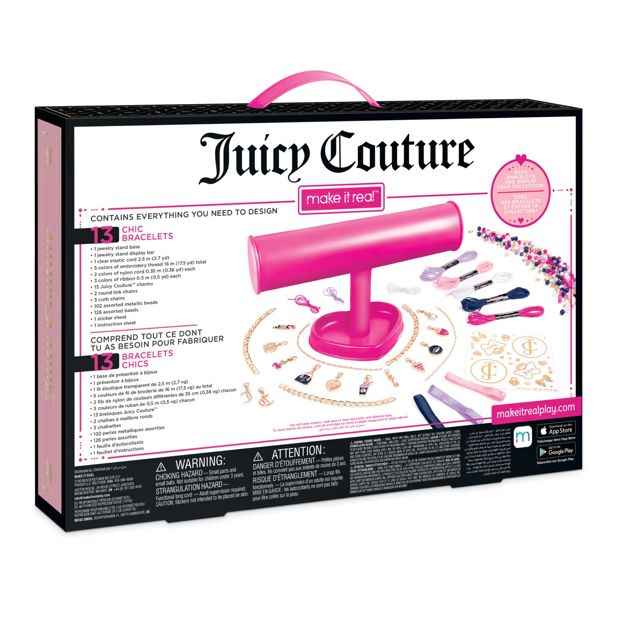 261 Piece Make It Real: Juicy Couture Dazzle and Display DIY Bracelets