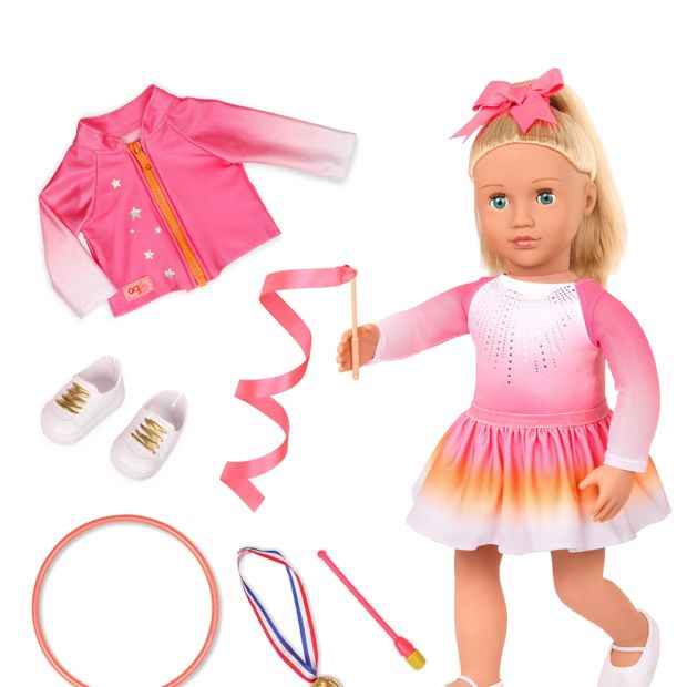 Our Generation 18in Gymnast Doll Indy