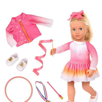 Our Generation 18in Gymnast Doll Indy